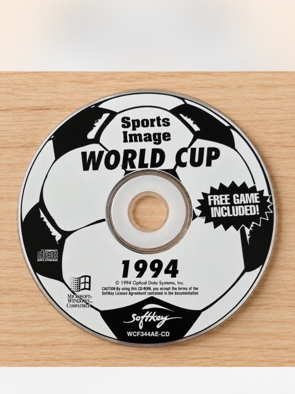 Sports Image World Cup 1994 Game CD - White and Black